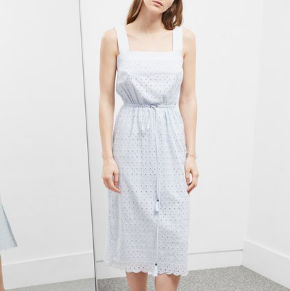 🌼 Great Plains midi dress in pale blue